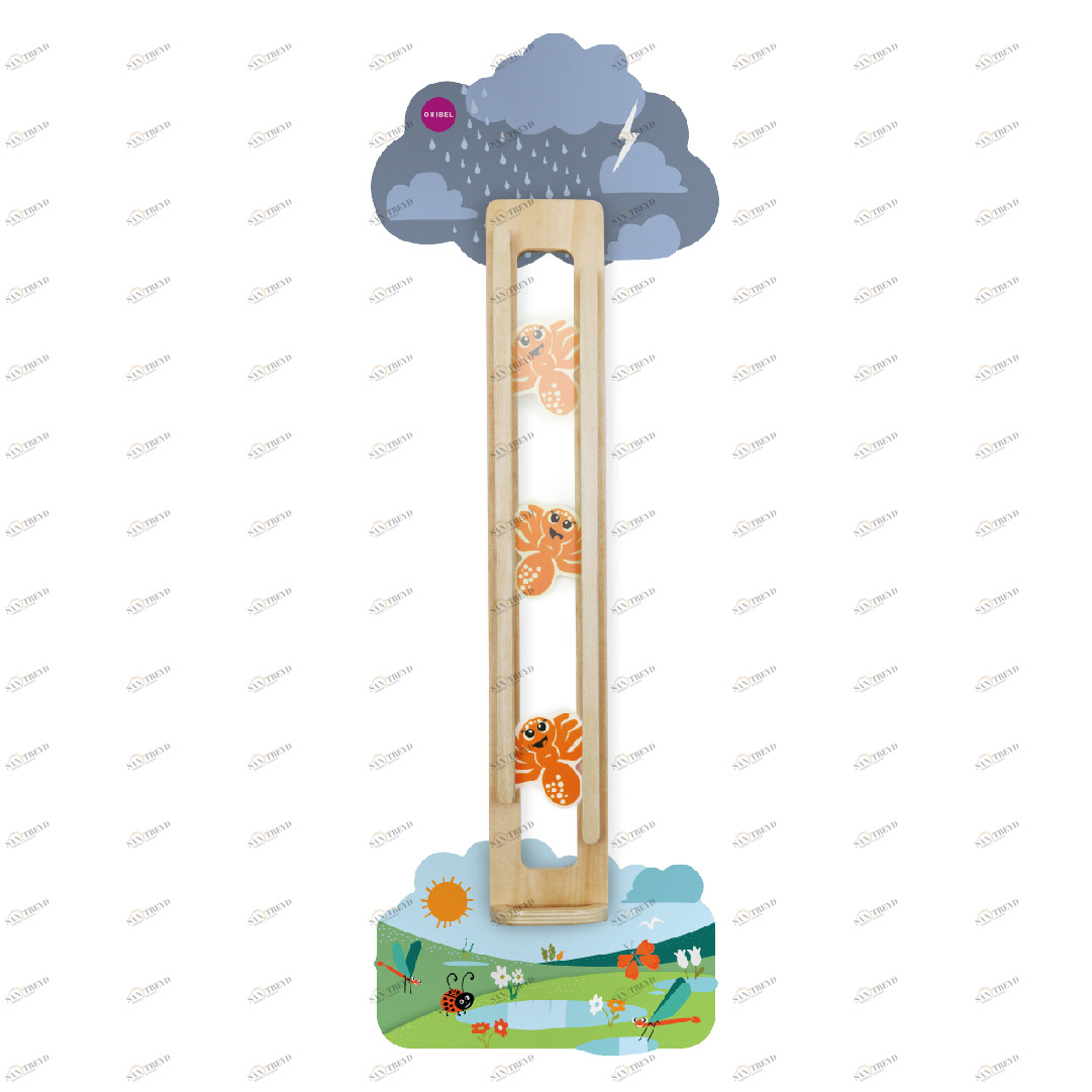 Развивающая игрушка на стену Vertiplay "Паучок Бибси" ORIBEL  322603 Разноцветный Santreyd 