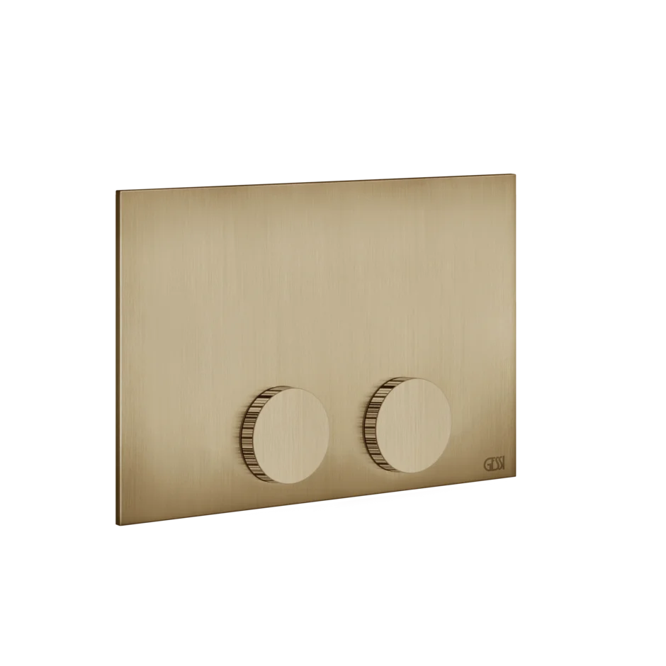 Запорная пластина 54641 726 Gessi Ingranaggio ТЕПЛАЯ БРОНЗА BR. PVD 54641726