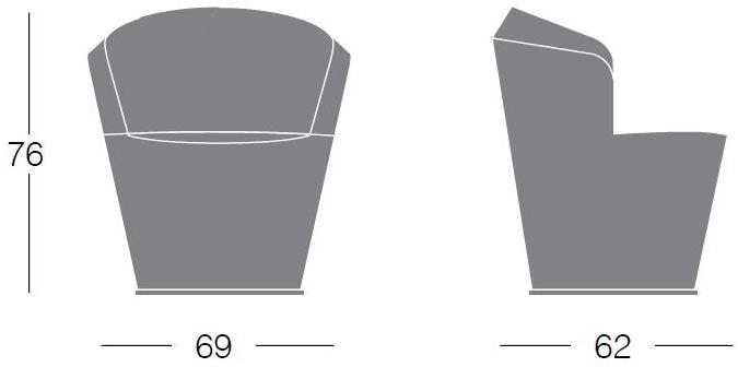 Segis Кресло с мягкой обивкой sun-id-1372682 - Вид №5
