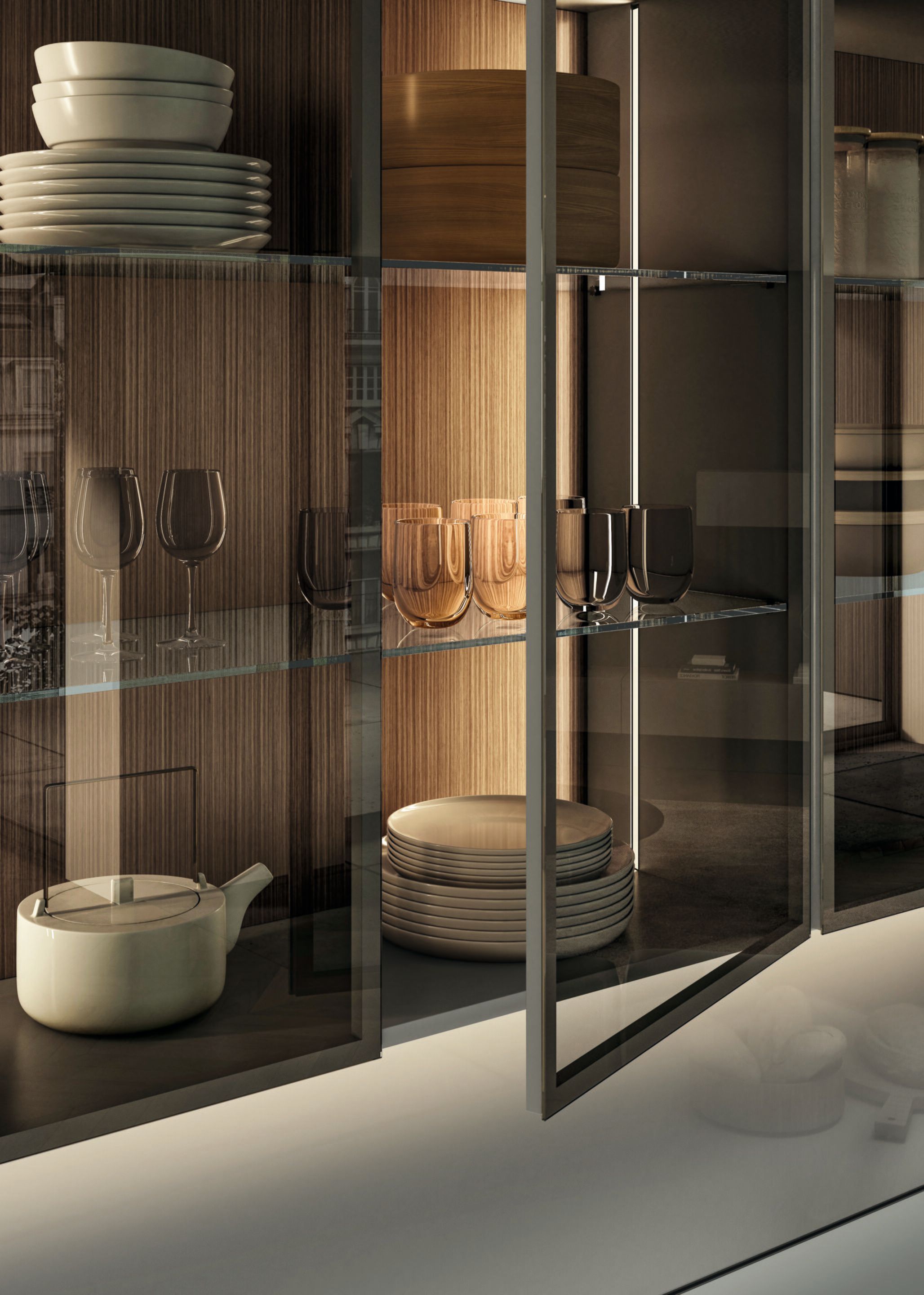 Встроенная кухня с островом Lago 36e8 ARCH-00118623 - Вид №6