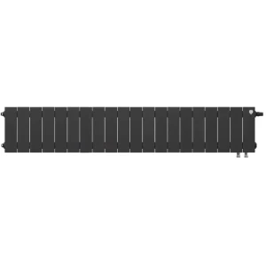 Радиатор секционный Royal Thermo Pianoforte VDR 200/100 20 секций нижнее правое подключение биметалл черный