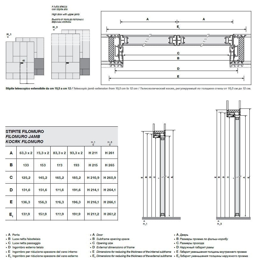Стеклянная распашная дверь Longhi Aluminiun Chic-Doors ARCH-00006888 - Вид №5