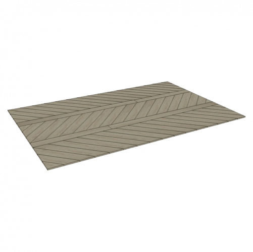 Паркет Ёлка Da Vinci Французская С Разбивкой Ниагара Дуб Любая на выбор (Гладкая) 570х100 мм 2600700018 - Вид №1