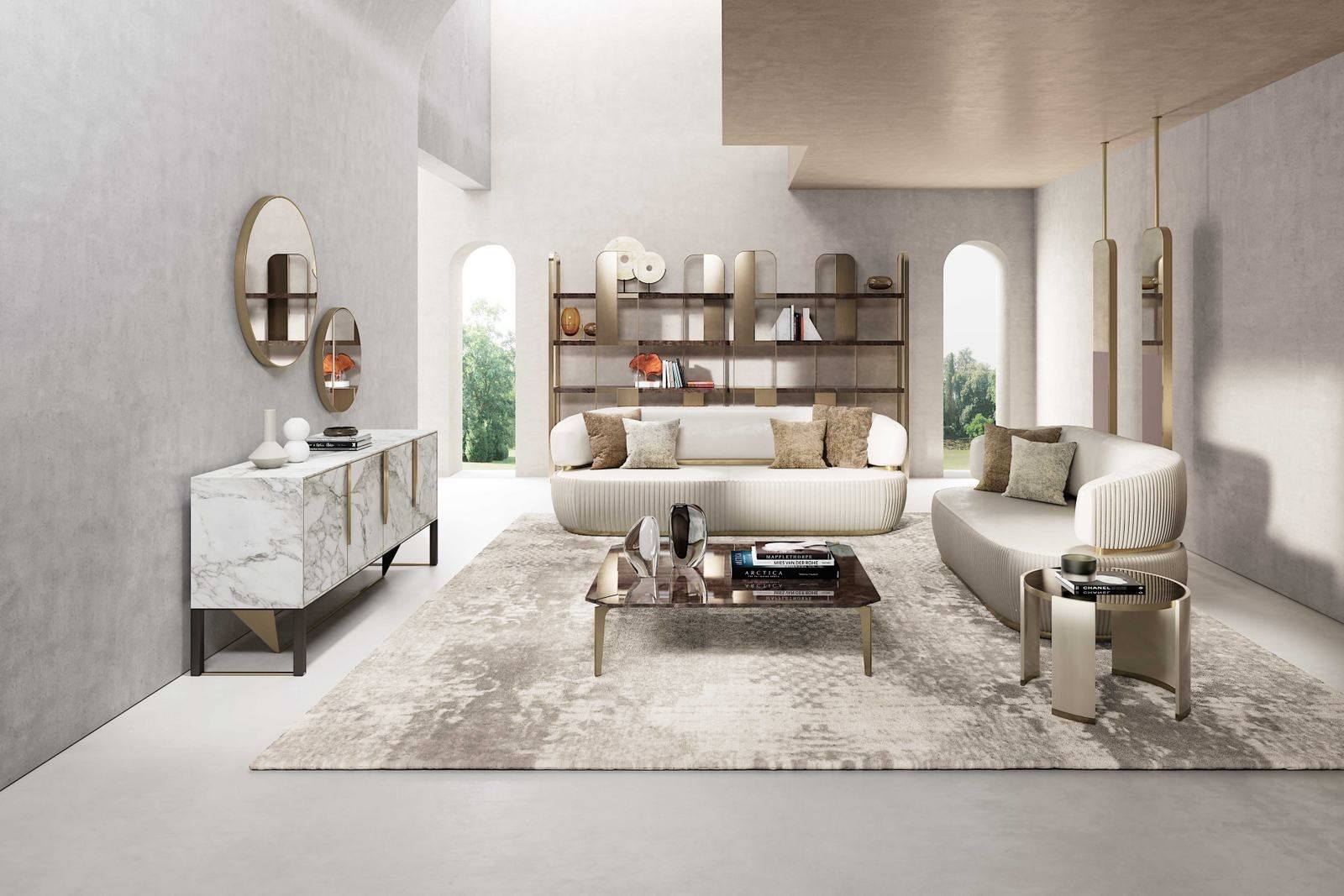 Стальной и деревянный квадратный низкий журнальный столик Capital Collection ARCH-00051762 - Вид №2