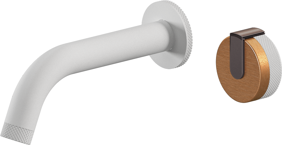 E-11535-R1BRG-L1OX-WT Настенный прогрессивный смеситель скрытого монтажа для раковины GRAFF MOD+