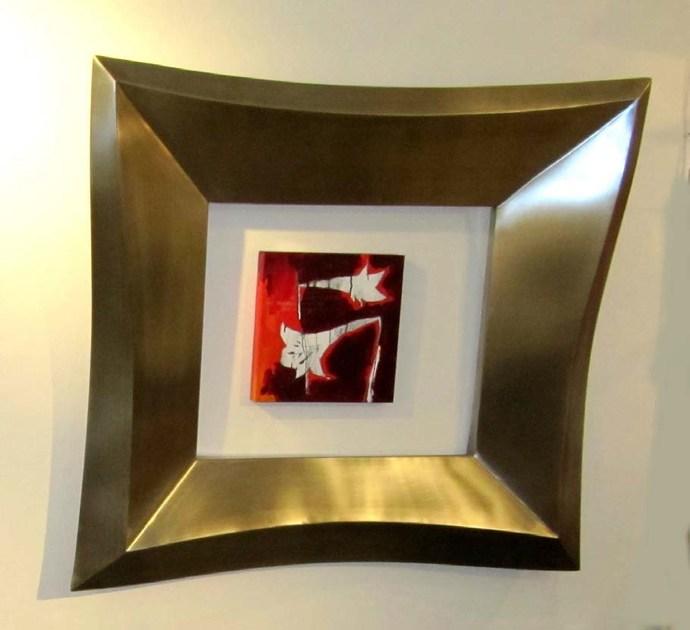 ICI ET LÀ Квадратное зеркало в раме Handmade metal furniture by ici et là sun-id-1459540 - Вид №2