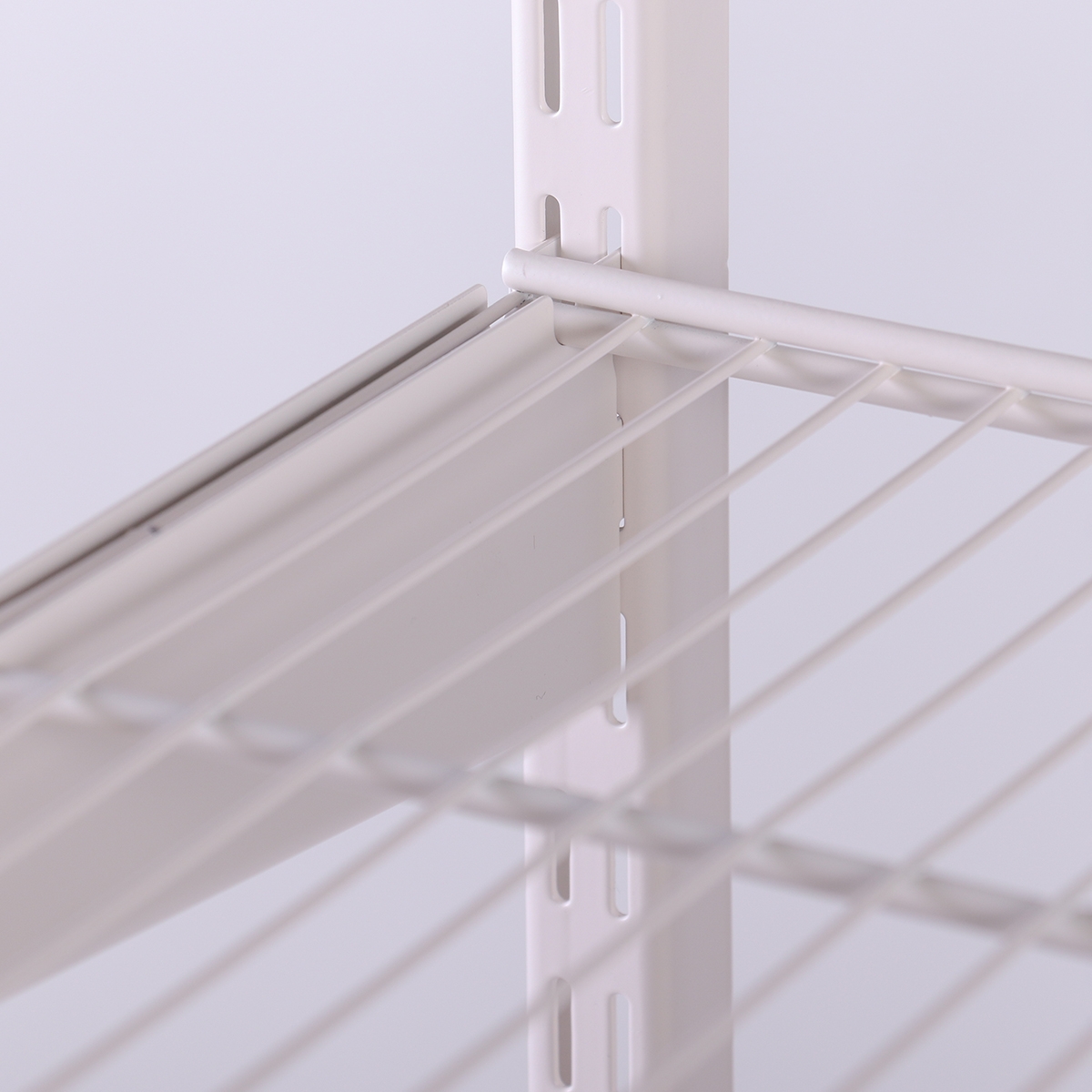 Сеточная полка , 1206х406х15 мм, магнолия LJPS0556 Public Steel Россия  - Вид №1