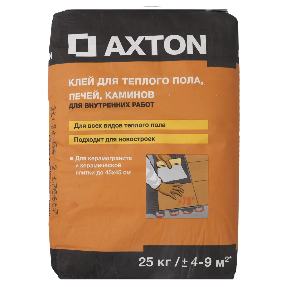 Клей для плитки с тёплым полом Axton 25 кг 18582619 STLM-2212198 Без серии