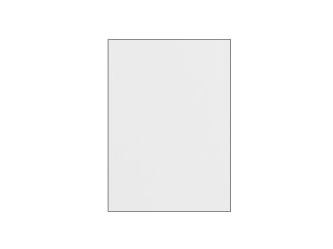 Прямоугольное алюминиевое настенное зеркало