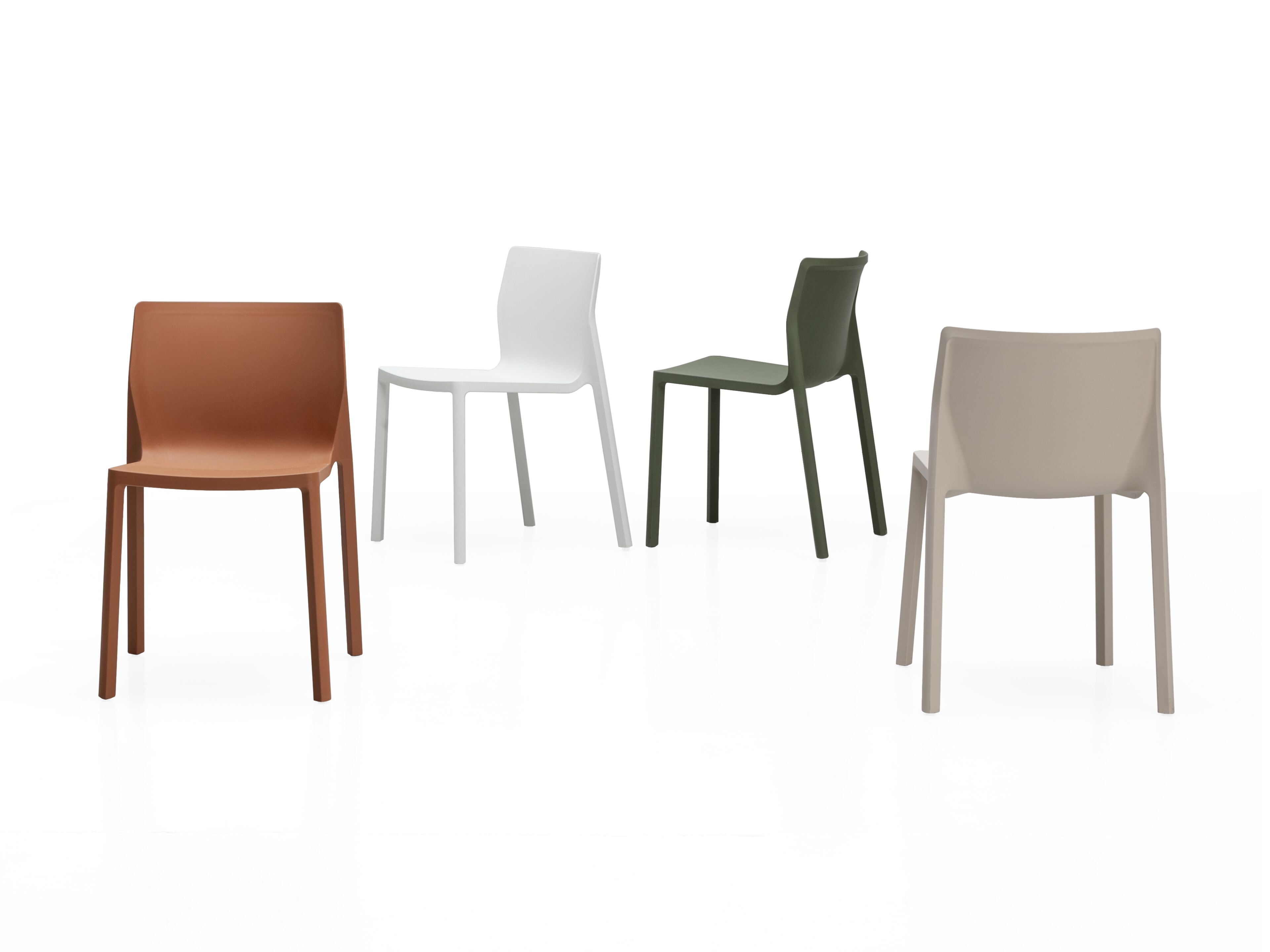 Рециркулированный пластиковый штабелируемый стул с подлокотниками Kristalia LP ARCH-00051378 - Вид №13