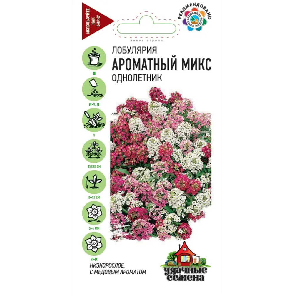 Семена Лобулярия Ароматный микс 83606934 STLM-2157224 ГАВРИШ 