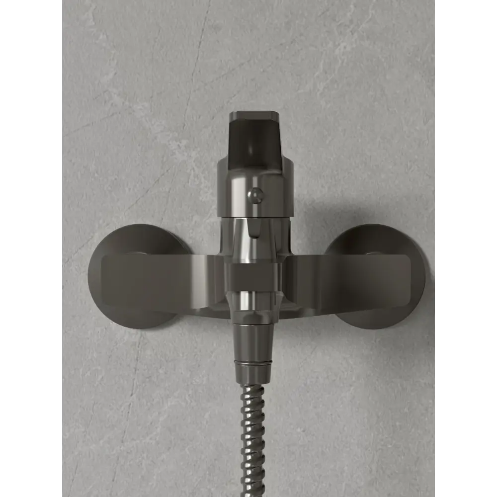 Смеситель для ванны ESKO Marburg графит с душевым комплектом 88491109 Marbyrg STLM-0997105 - Вид №5