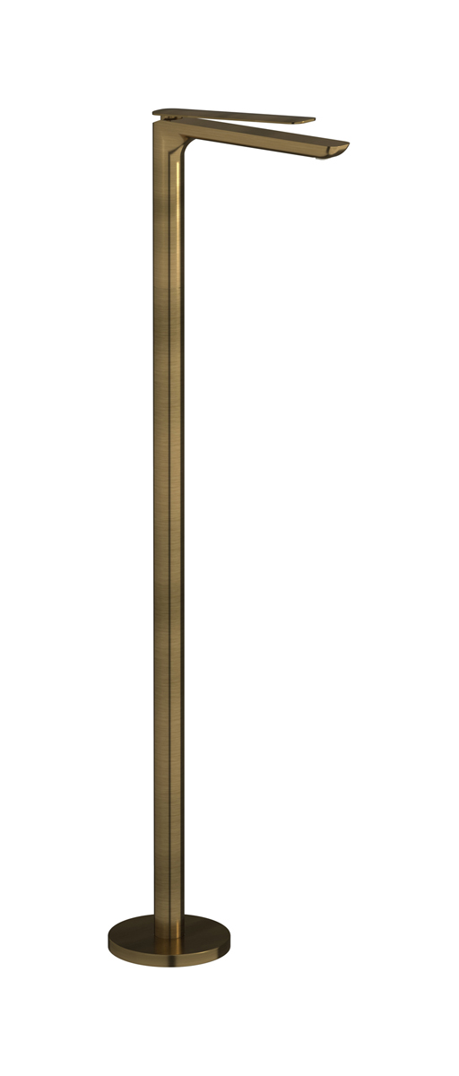 Высокий смеситель для напольной раковины в комплекте с донным клапаном. WE ARE IB k2299mb Modern Bronze K2