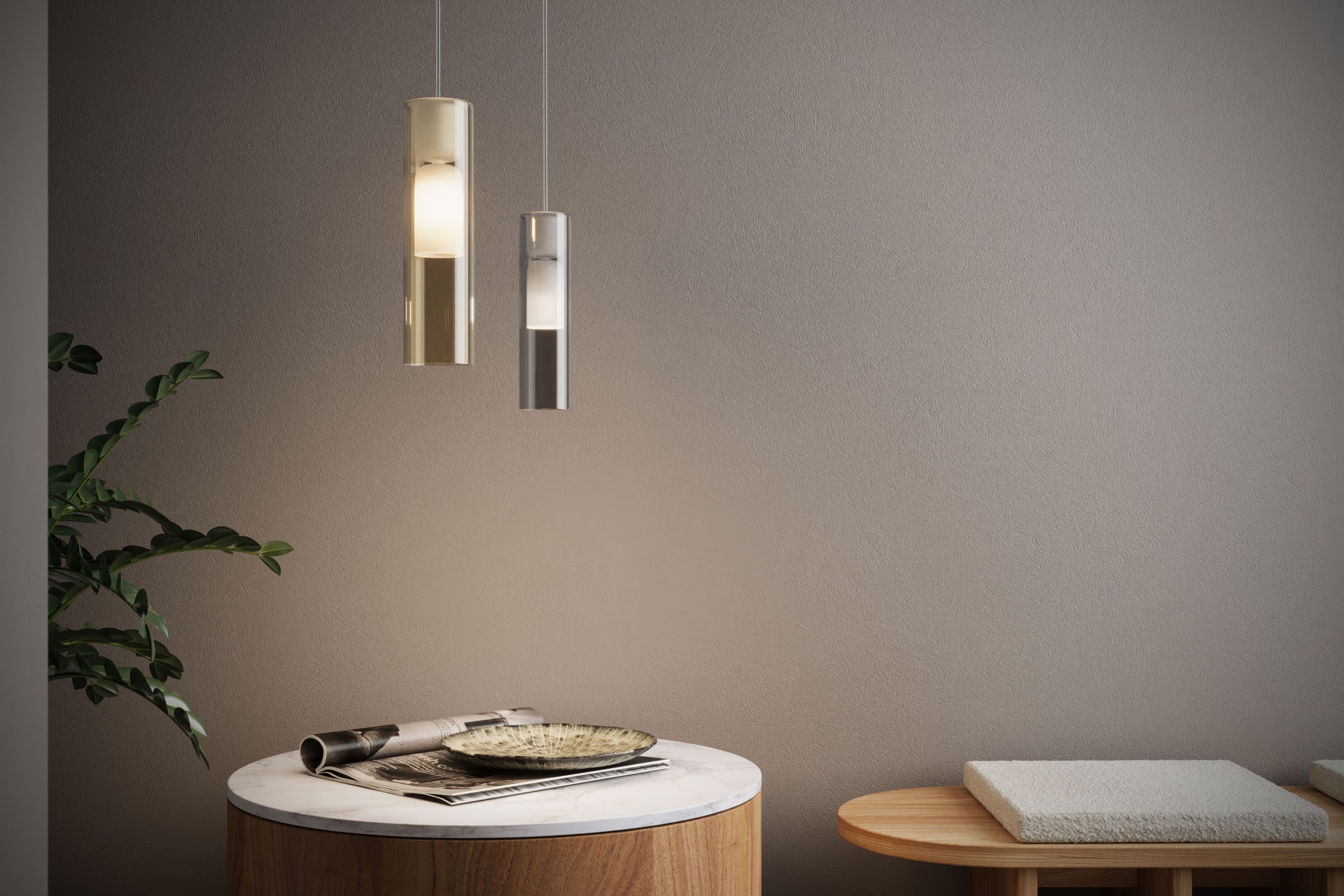 Металлический подвесной светильник из боросиликатного стекла Cangini & Tucci ARCH-00032944 - Вид №5