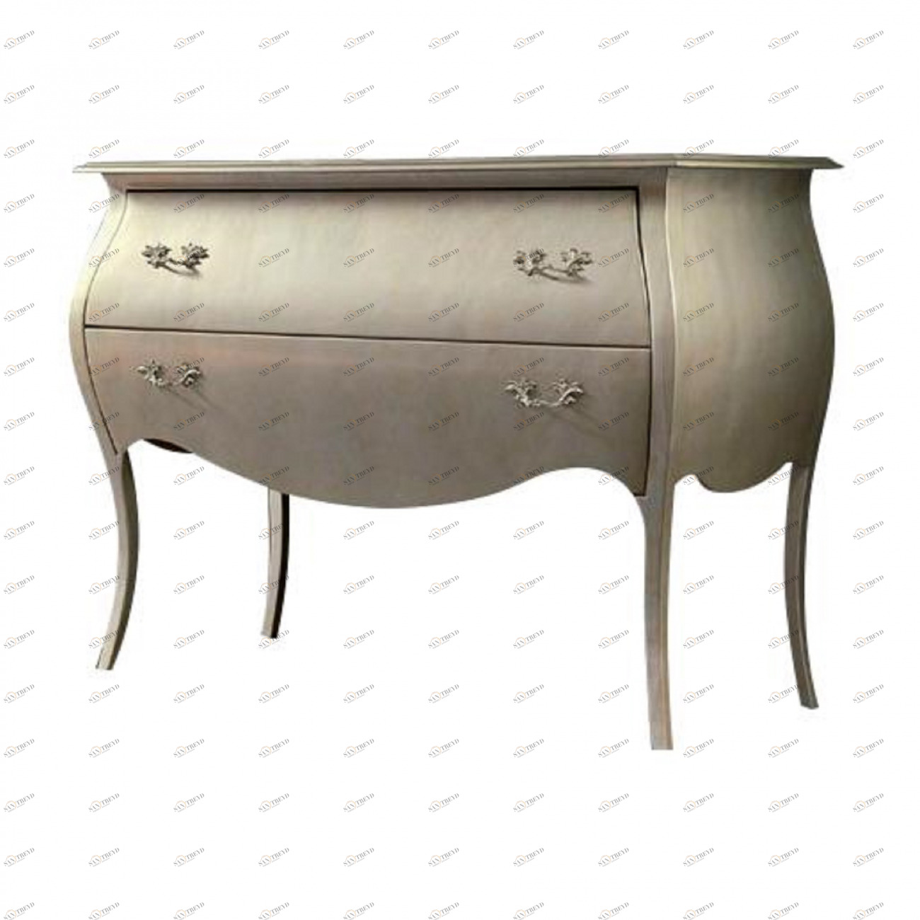 Комод для спальни с 2 ящиками состаренное золото Eternity ESF ДИЗАЙНЕРСКИЕ, PROVENCE, ПОД СТАРИНУ 043934 Золото 