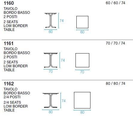 emu Квадратный складной стальной стол sun-id-1468673 - Вид №13