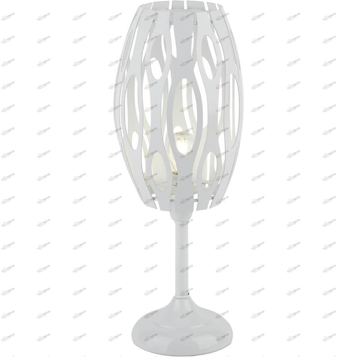 Лампа настольная белая Rivoli Profo 8001-601 RIVOLI PROFO 00-3907659 Белый 