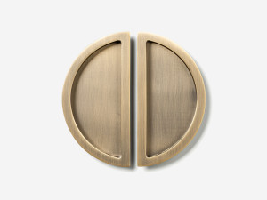 Латунная утопленная ручка