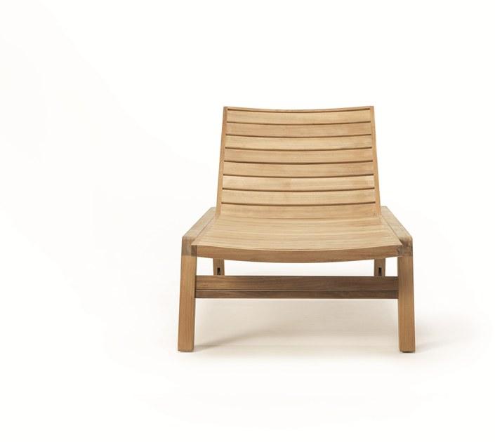 Ethimo Садовая кушетка из тика на колесиках Costes sun-id-1353366 - Вид №4