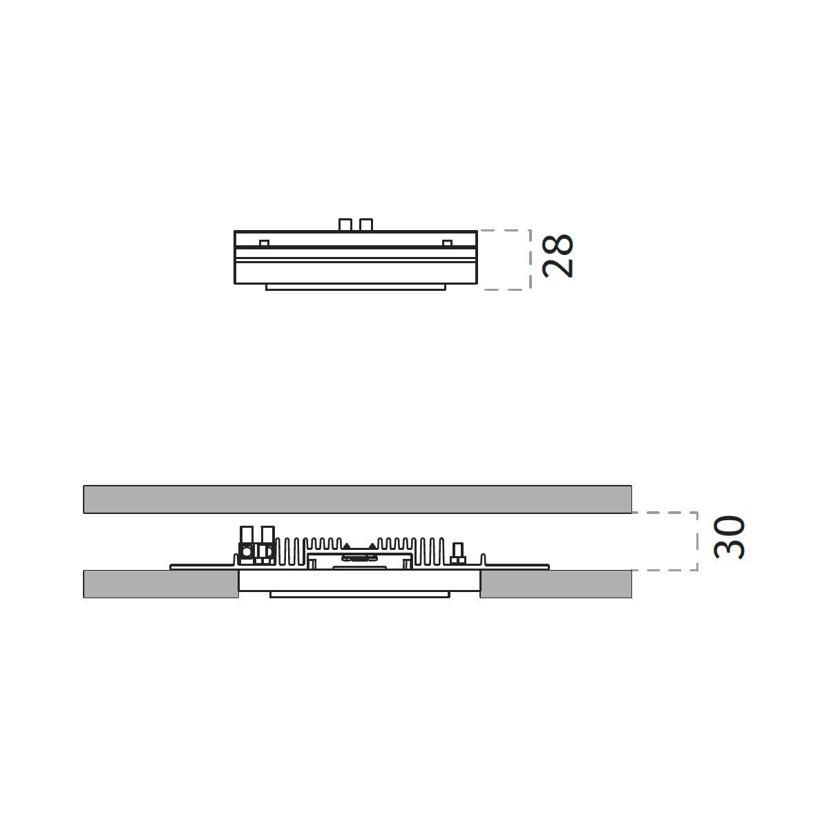 Cristaly ® утопленный светодиодный прожектор 9010 novantadieci MINILED QUADRO ARCH-00146683 - Вид №3