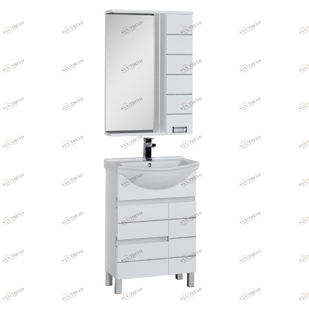 Комплект мебели Aquanet Доминика 60 белый 00172403