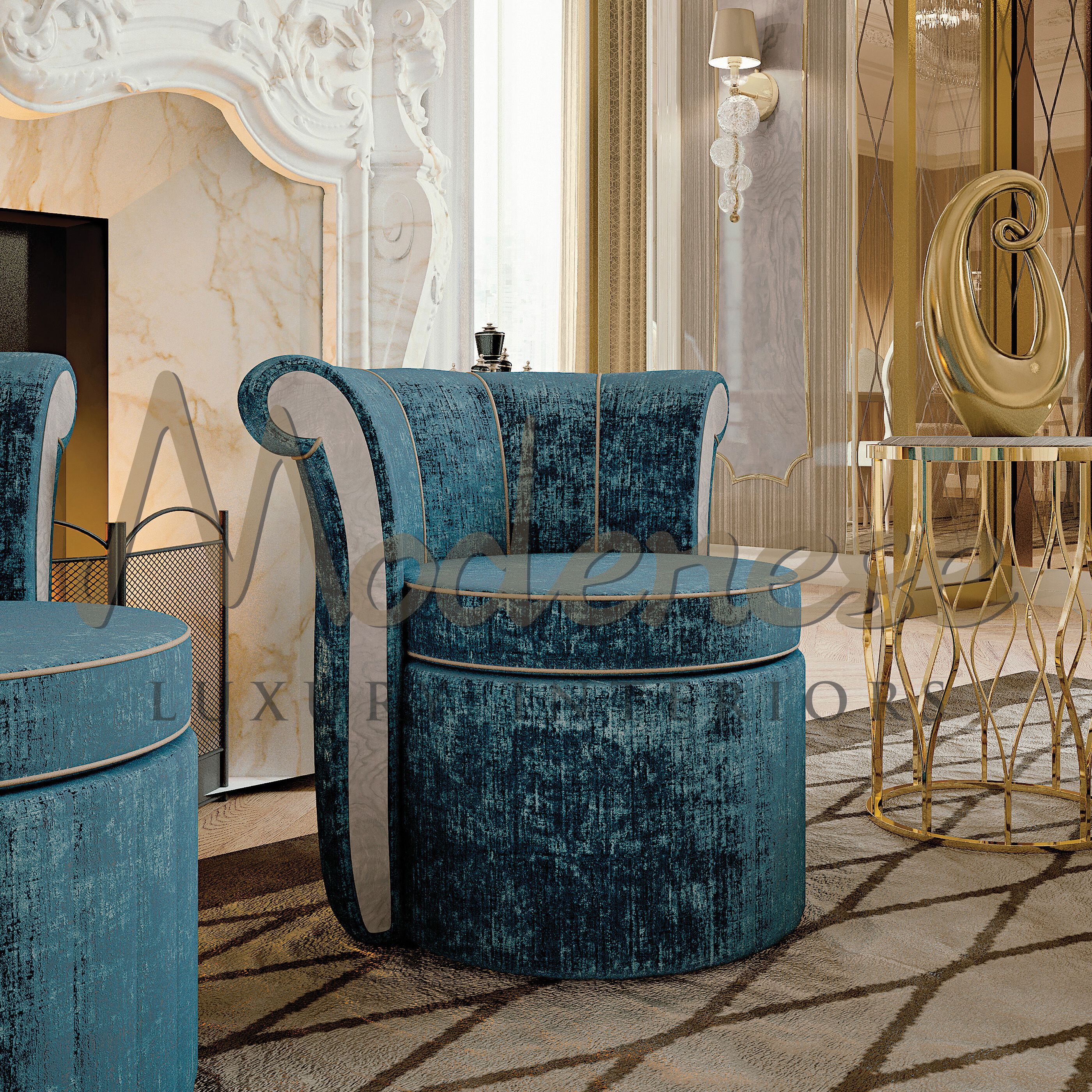 Кожаное кресло Modenese Luxury Interiors FLOWER ARCH-00130859 - Вид №3