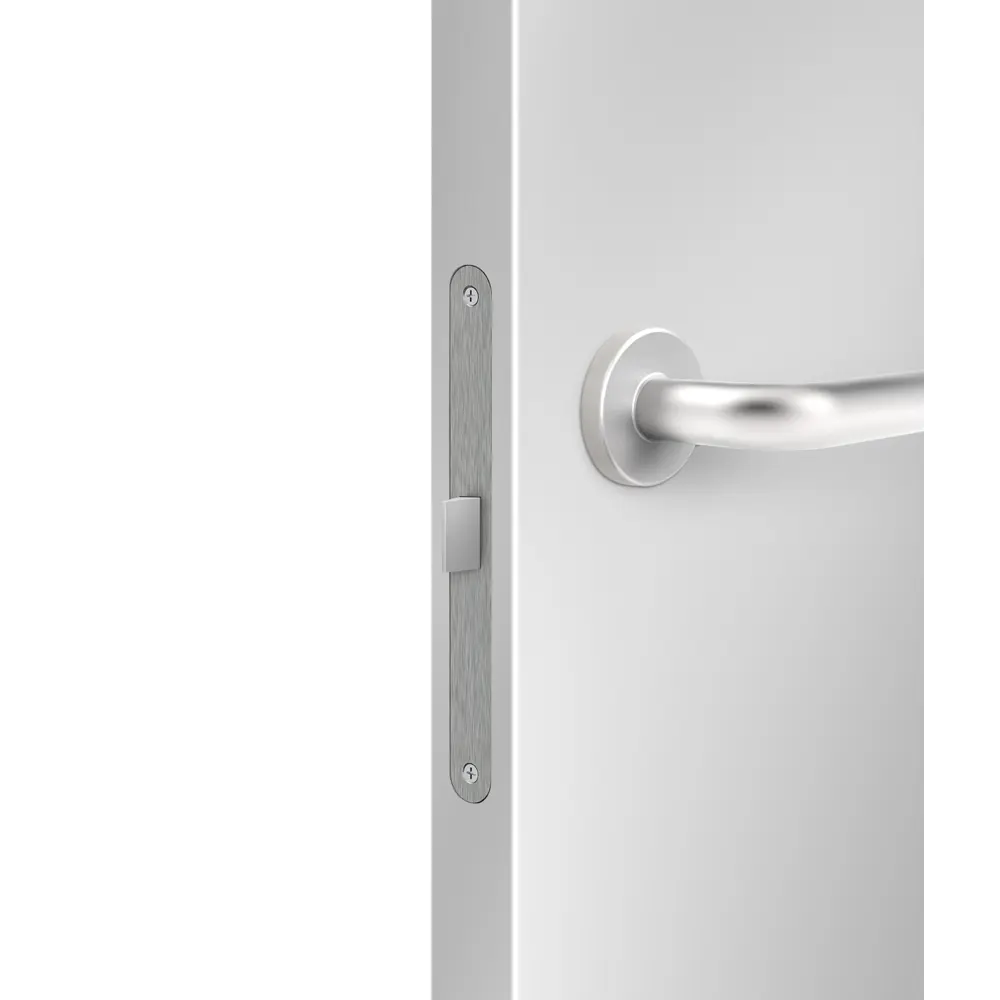 Дверь межкомнатная глухая Пронто 90x200 см Hardflex цвет белый жемчуг с замком и петлями 89375728 STLM-2203304 МАРИО РИОЛИ  - Вид №2