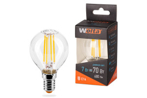 15784779 Лампа LED FILAMENT, 4000К, 25S45GLFT7E14 Wolta