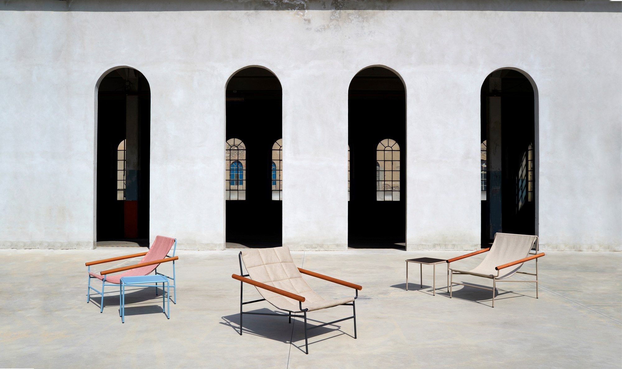 Окрашенный металлический прямоугольный садовый столик S-CAB Dress_Code ARCH-00037401 - Вид №18