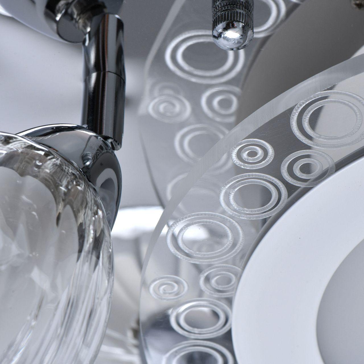 Потолочная люстра De Markt City Мадлен 424011105 DE MARKT МАДЛЕН 328376 Белый;хром  - Вид №3