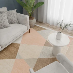 89374982 Ковер Leo 160x230 см вискоза 927977/2929 цвет коричневый STLM-1355904