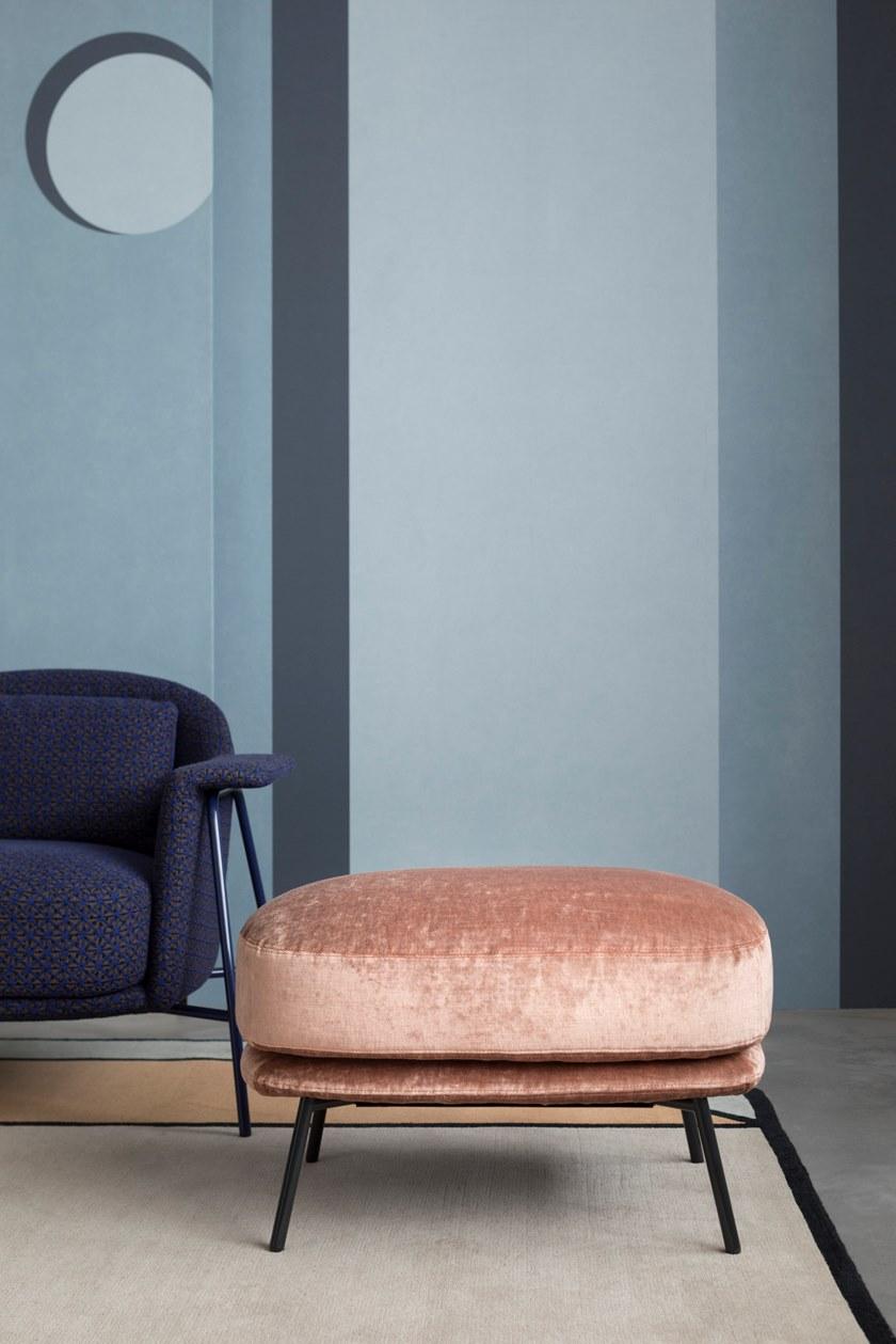 Saba Italia Мягкая подножка из ткани Kepi sun-id-1501698 - Вид №1