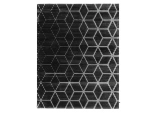 Ковер из тенселя с геометрическим рисунком на заказ