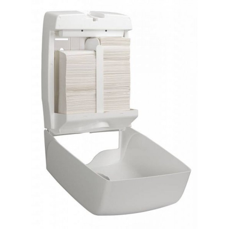 6990 Kimberly Clark Диспенсер для листовой туалетной бумаги из пластика белый Kimberly Clark Professional Aquarius 6990 белый  - Вид №2
