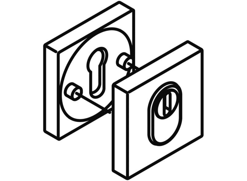 308XAESZ Защитная розетка с крышкой цилиндра HEWI Serie 180 | Edelstahl  - Вид №2