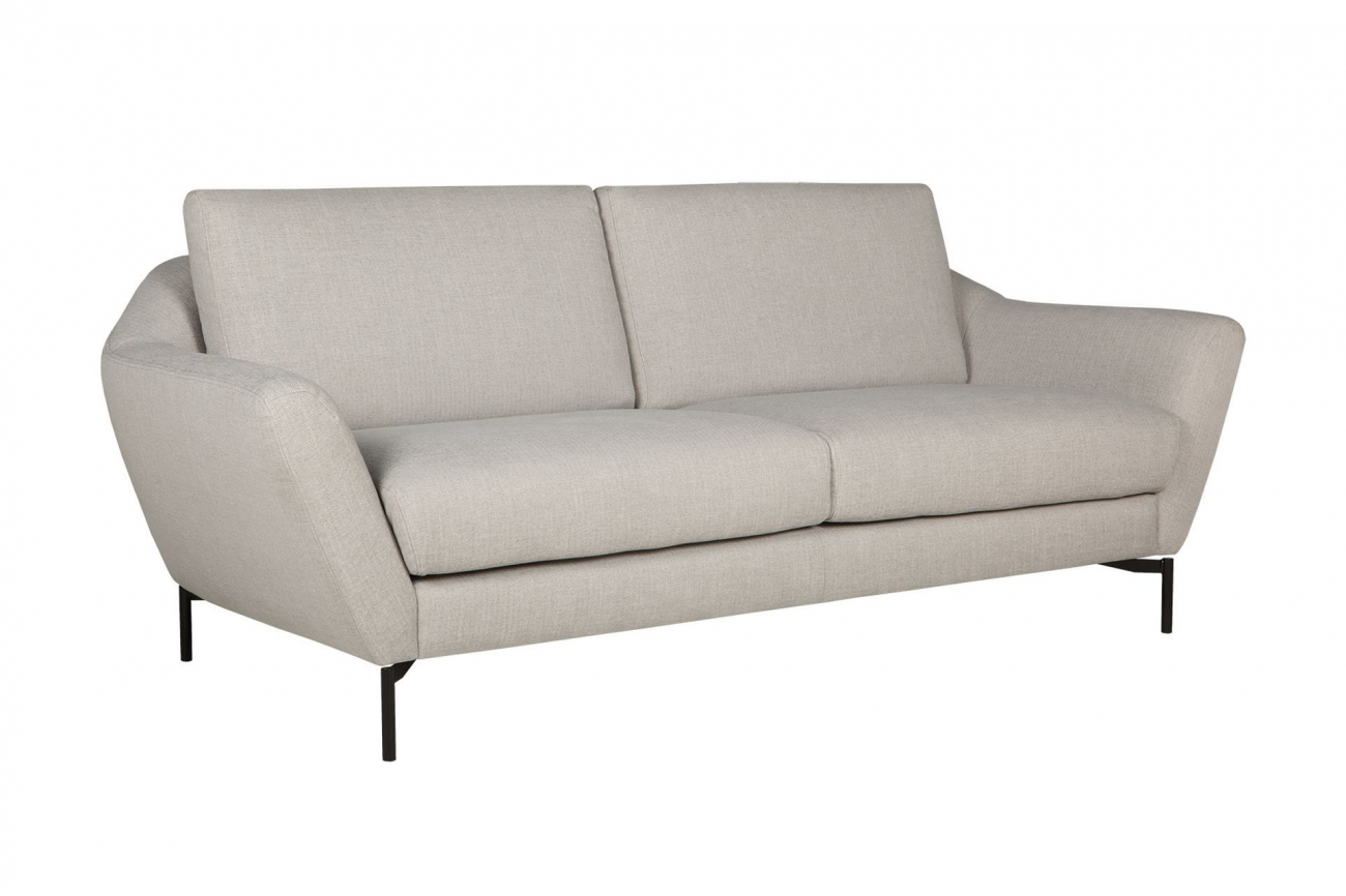 Диван двухместный прямой светло-серый Agda SITS AGDA 191856 Серый  - Вид №1