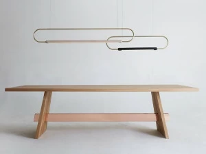 hollis+morris Обеденный стол из массива дерева