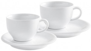 21D250A90021C Café сомелье 2,0 капуччино международном набор 0,23 л для 2 человек 4-х частей белого Kahla-porzellan
