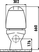 CK400-00CB00E-0000 COCUK БЕЗ ДЕКОРА Бачок детский Creavit  - Вид №1