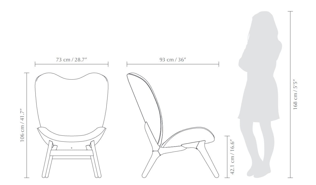 Дубовое кресло с высокой спинкой UMAGE a Conversation Piece ARCH-00125508 - Вид №6