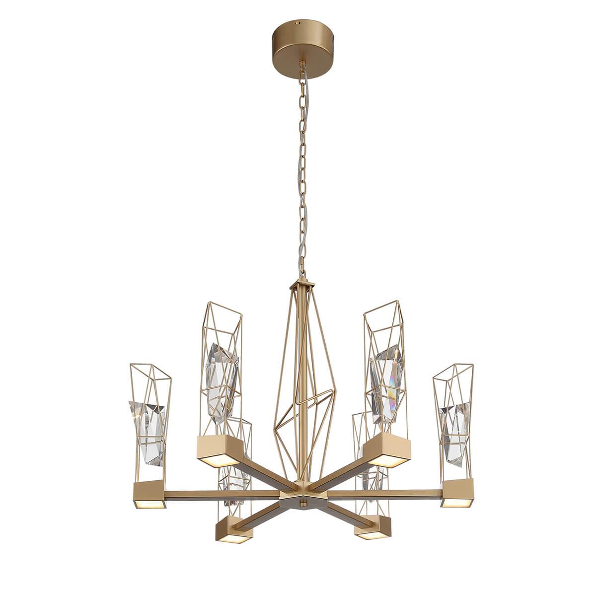 Подвесная хрустальная люстра золото ST Luce Progetto ST LUCE ДИЗАЙНЕРСКИЕ, PROGETTO 00-3834396 Золото  - Вид №1