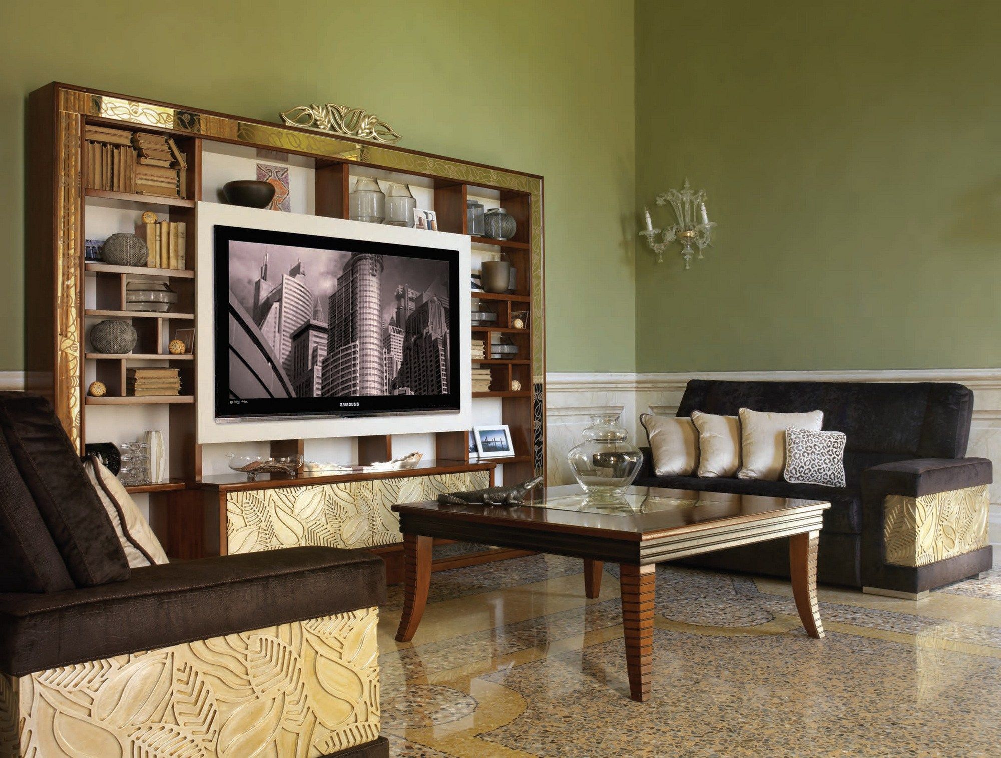 Деревянный квадратный журнальный столик Cantiero GRAND ÉTOILE ARCH-00138785 - Вид №2