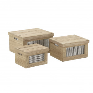 3870857.0001 ящик с крышкой, набор из 3шт TO4ROOMS