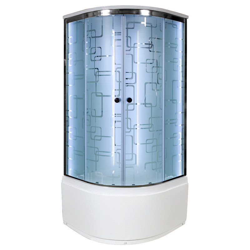 L 909 N без крыши Душевая кабина DETO Серия L ЕМ4510 LED с гм. - Вид №18