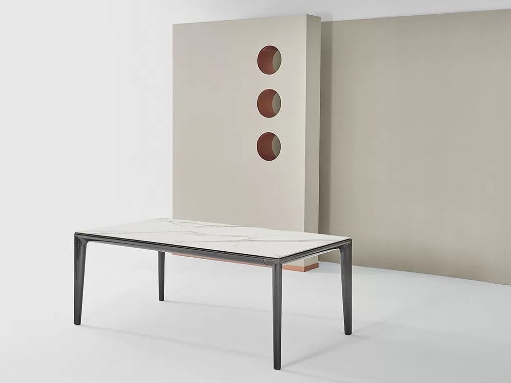 Прямоугольный выдвижной стол из стали и SuperMarmo Bontempi Casa DUKE ARCH-00056212 - Вид №9