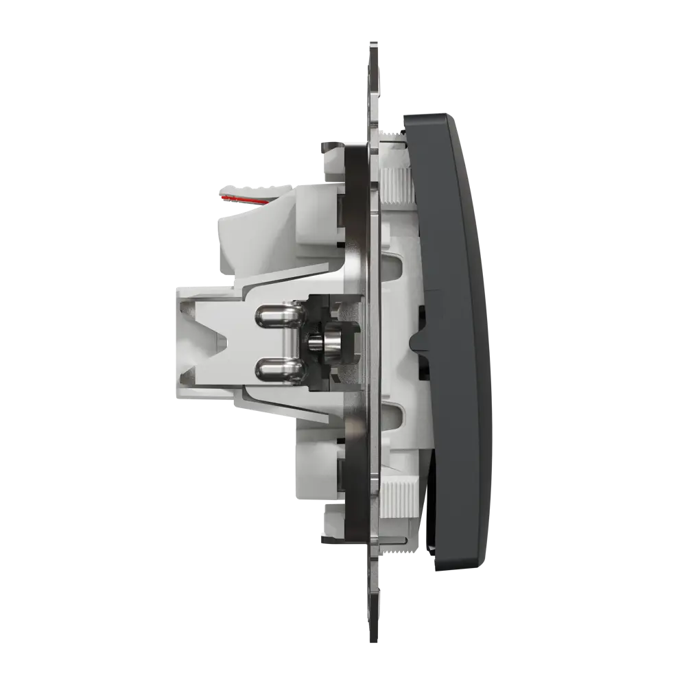 Выключатель встраиваемый Systeme Electric Sedna Design 2 клавиши, цвет антрацит Sedna Design Elements STLM-2015834 - Вид №3