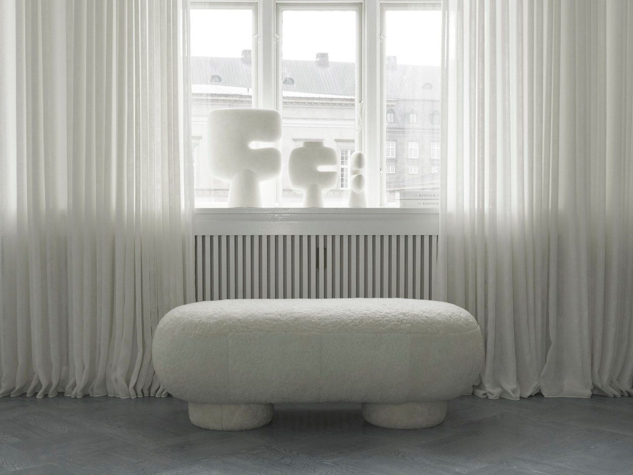 Скамейка из овчины 101 Copenhagen Big Foot ARCH-00058732 - Вид №1