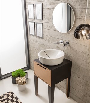 9001 Scarabeoceramica Умывальник ø 45 Mizu Santreyd