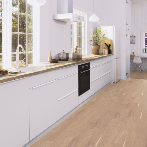 Инженерная доска Boen Maxi Белый Nature Live Natural Без Фаски Дуб Натур (Гладкая) 1000х100 мм EIL63MPD - Вид №2