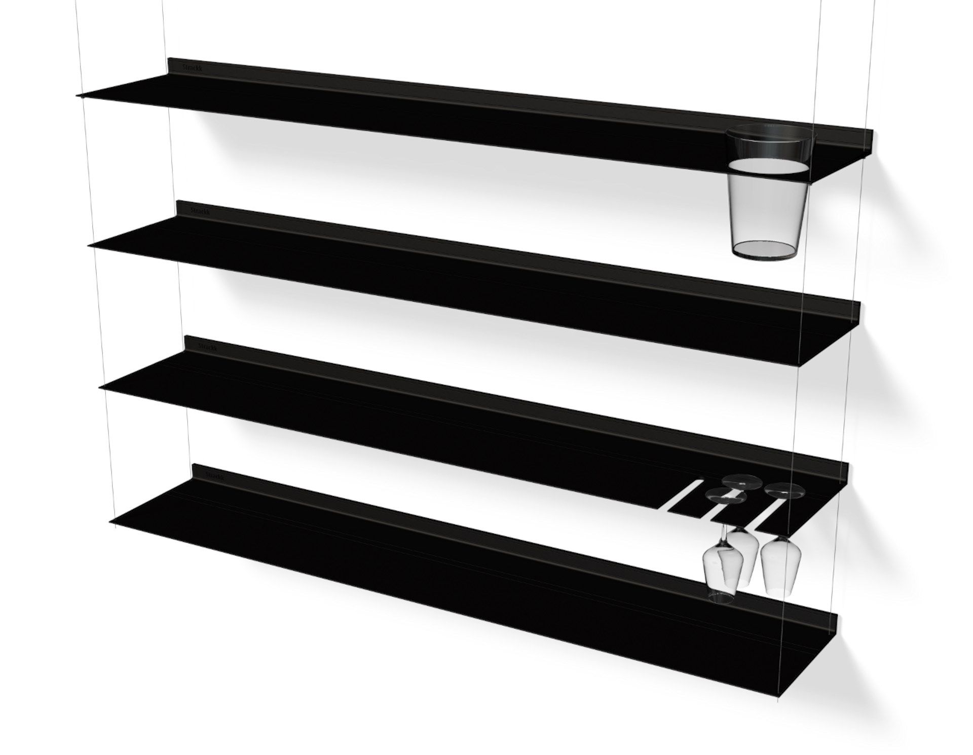 Алюминиевый книжный шкаф / перегородка Strackk ROOM DIVIDER ARCH-00061439 - Вид №5